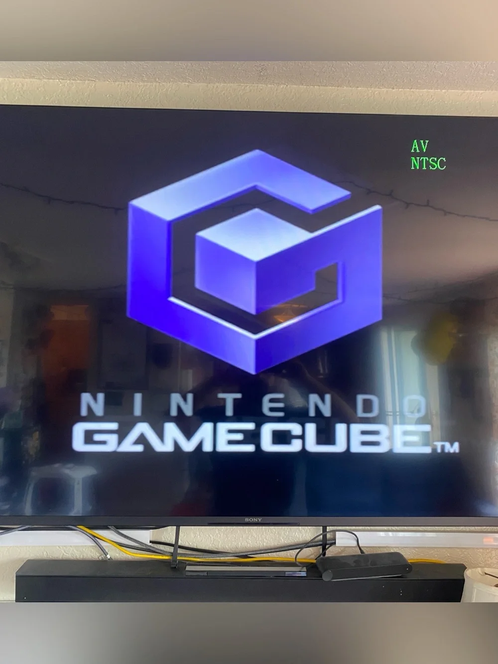 Nintendo GameCube Indigo Console with Controller & Power/AV Cables